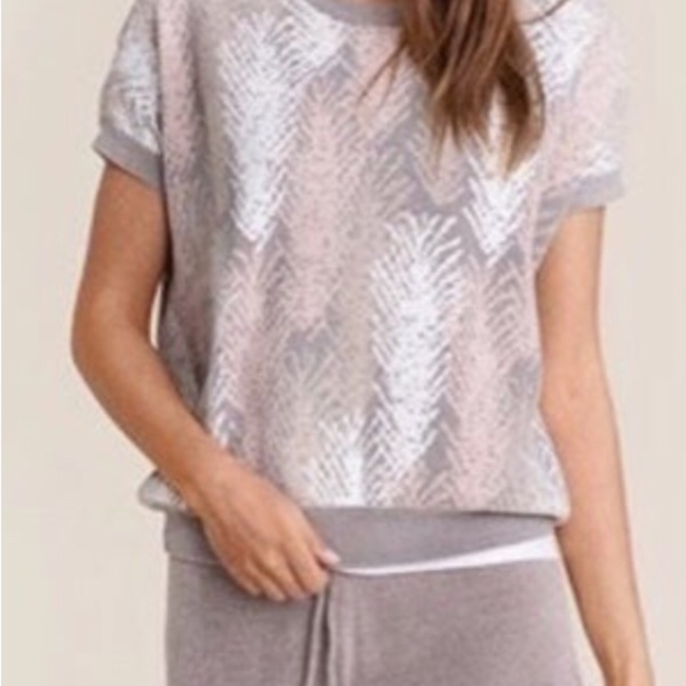 Barefoot Dreams CozyChic Ultra Lite Dolman SS Pullover.